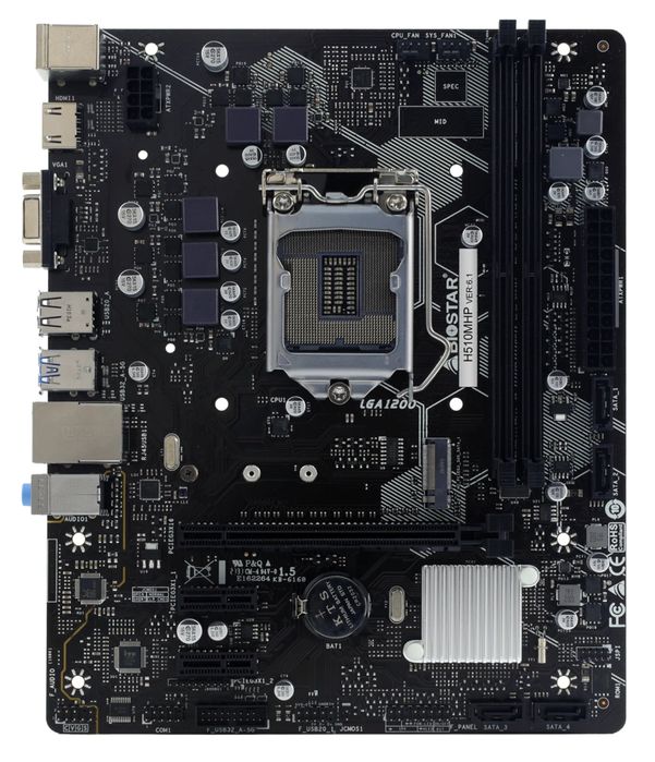 Материнская плата lga1200 Biostar H510MHP