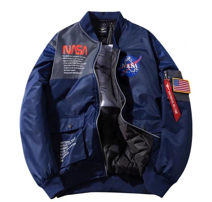 Полиэстеровые куртки бренда NASA