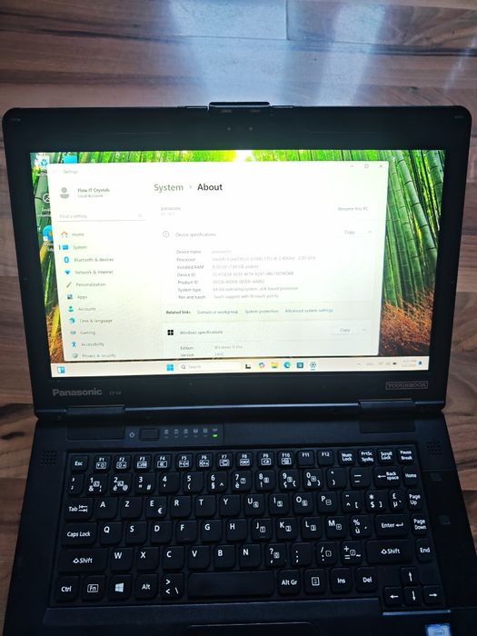 Vând laptop Panasonic cf-54 touchscreen