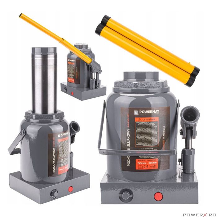 Cric hidraulic, capacitate 50 tone, 385 mm - 245 mm, Powermat