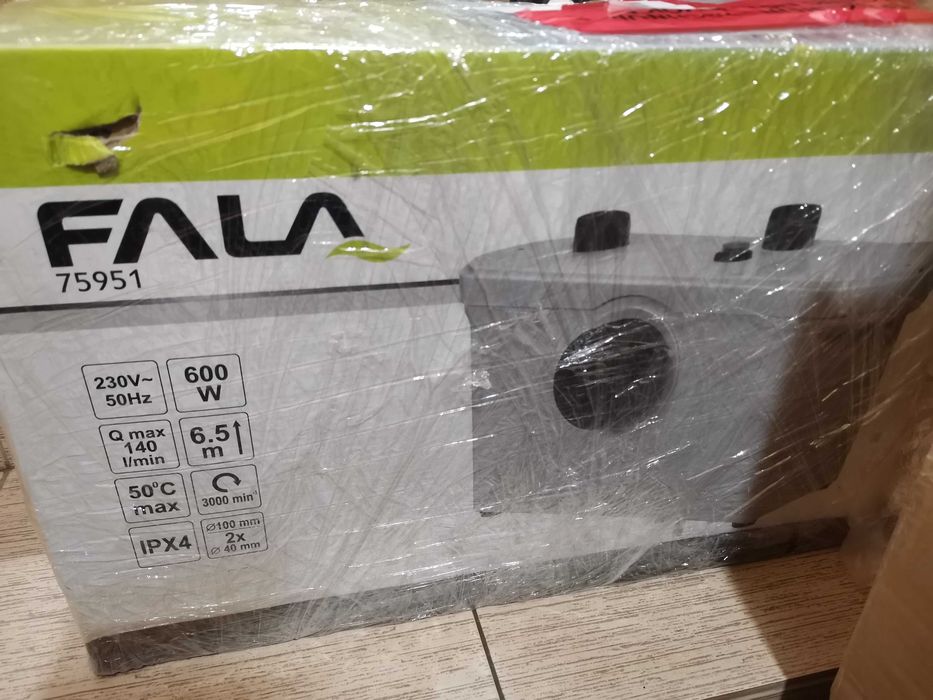 Санитарна помпа с нож FALA, H 6.5 м