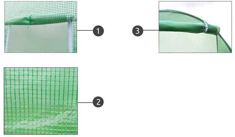 Покривало за оранжерия/парник 6х3х2 или 4х3х2 м - найлон за оранжерия