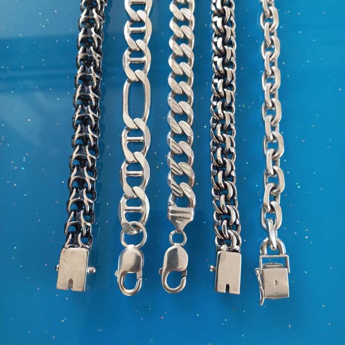 Цепочки серебро 925