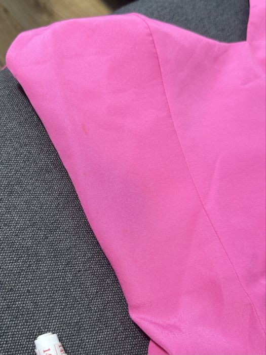 Къса лятна рокля цвят Фуксия ХС