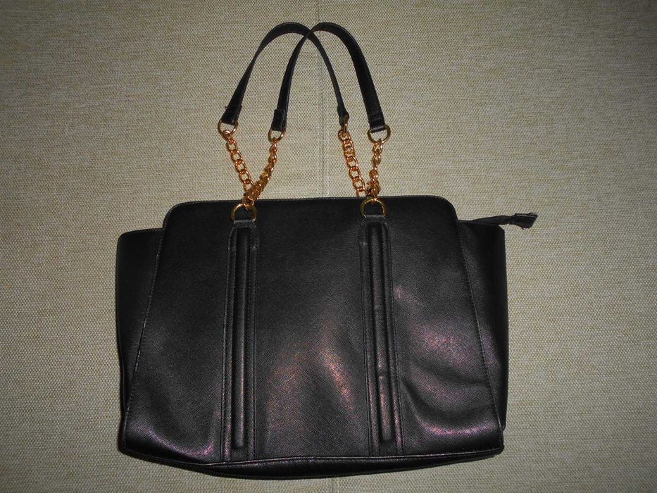 Голяма чанта с дълга дръжка, раница с арт принт и други