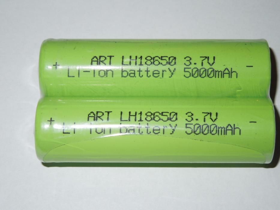 Acumulatori lanterna li- ion ART 18650 3,7V 5000 mAh DE CALITATE!