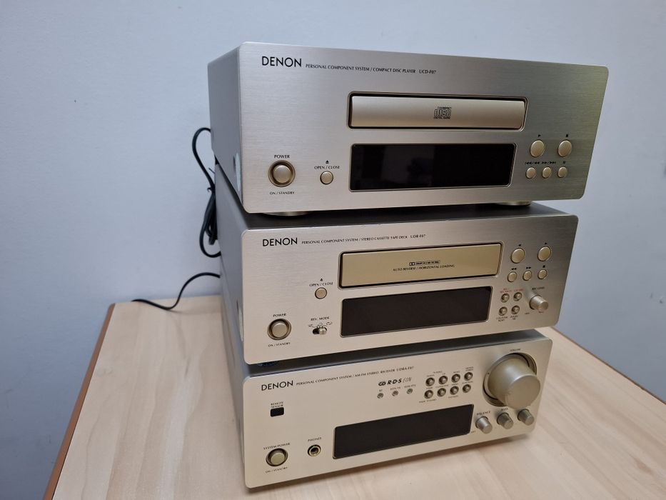 Sistem audio Denon F07 Hi-Fi vintage – UCD-F07 + UDR-F07 + UDRA-F07