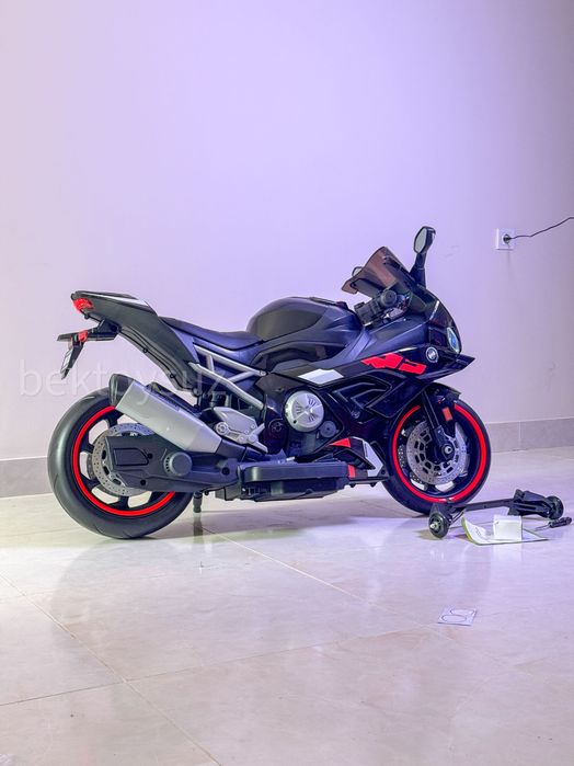 Детский мотоцикл BMW S1000 RR 24V лучший подарок ребёнку от 3 до 8 лет