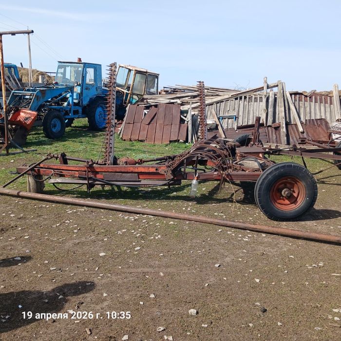 Продам косилку двух бруску с граблями