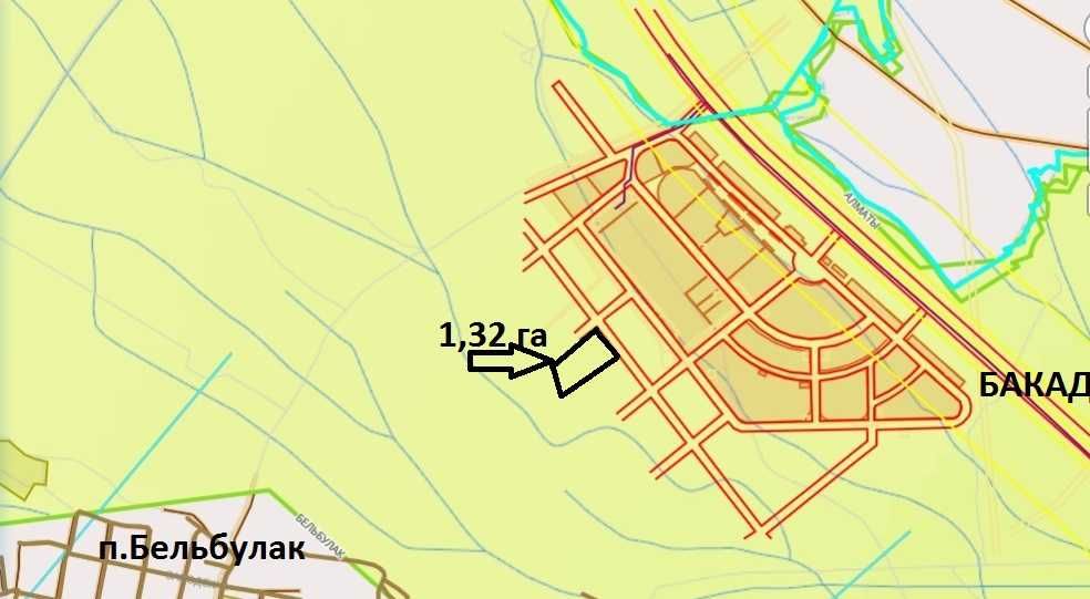 перспективный участок в Бельбулаке (Мичурин)