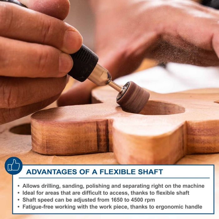 Контурен трион с регулиране обороти и  шлифовалка  Scheppach Deco-Flex