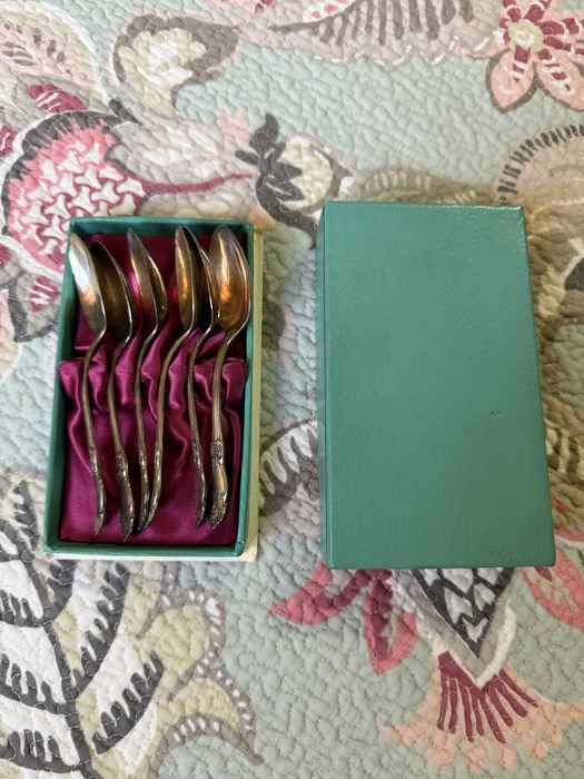 Кофейные мельхиоровые ложки