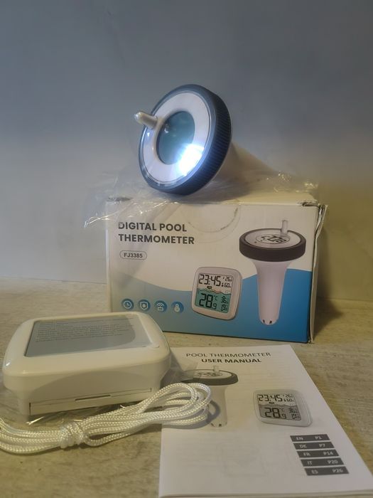 termometru digital wireless pentru piscină, model FJ3385