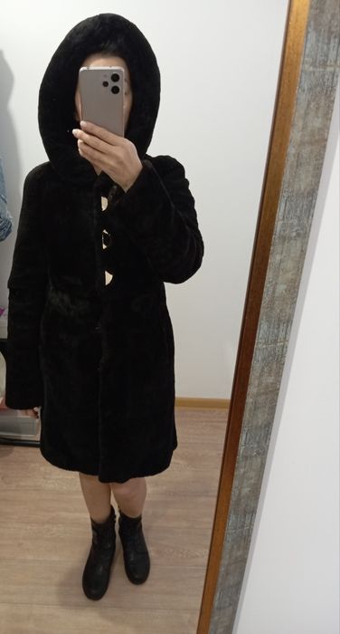 Шуба натуральный мутон