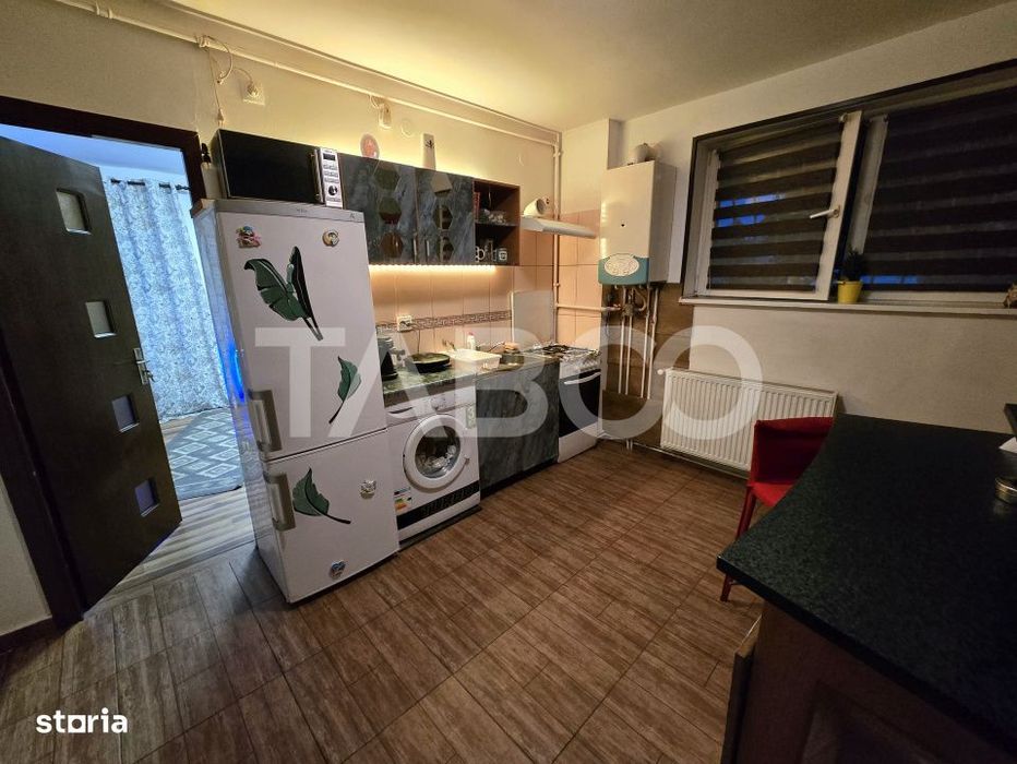 Garsoniera decomandata 28 mp utili mobilata utilata zona Tilisca Sibiu