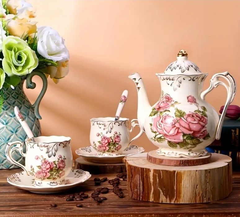 Сервиз чайно-кофейный Роза