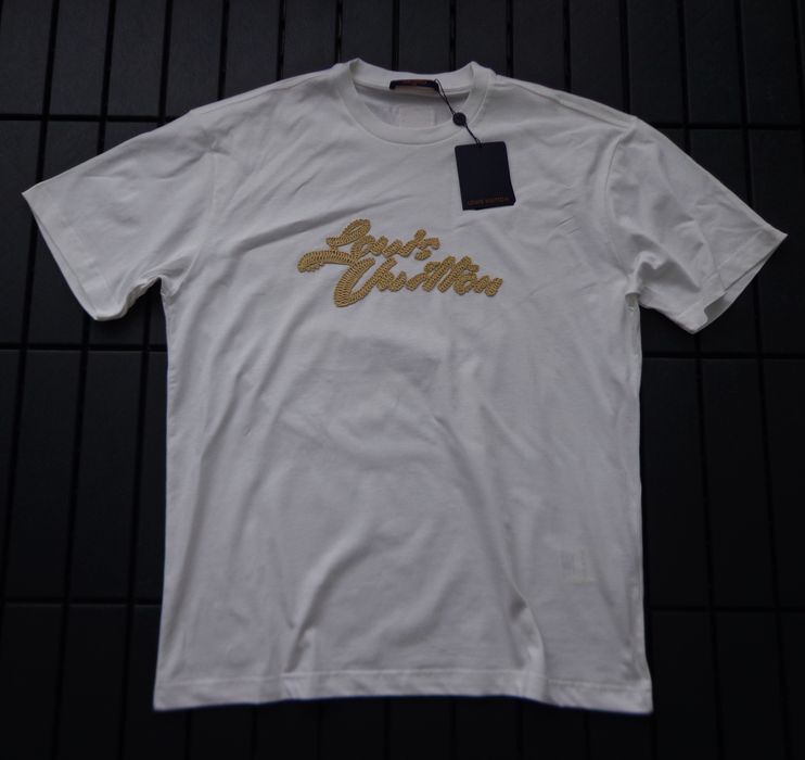 Мъжка тениска Louis Vuitton Embroidered Signature T shirt