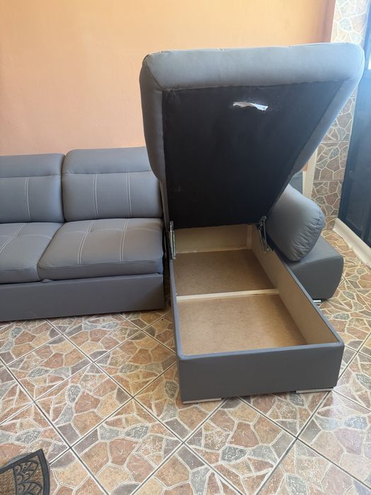 De vânzare colțar nou nouț extensibil și cu ladă de depozitarep