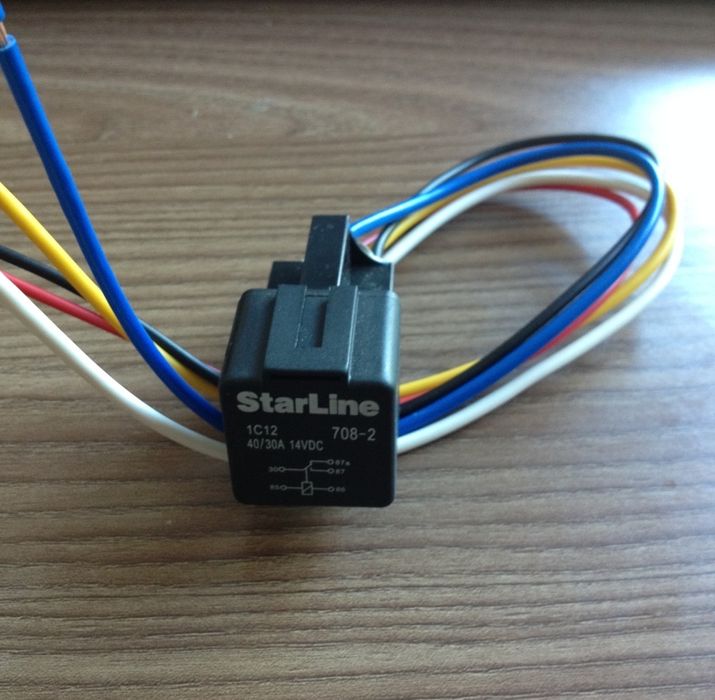 Реле 5 контактное стар лайн