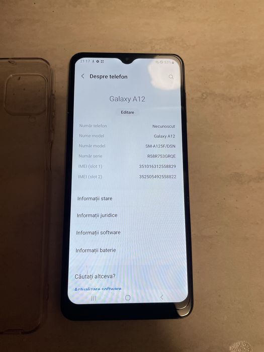 Samsung Galaxy A12, Dual SIM, 4GB RAM, 64GB, 4G, Nacho Black