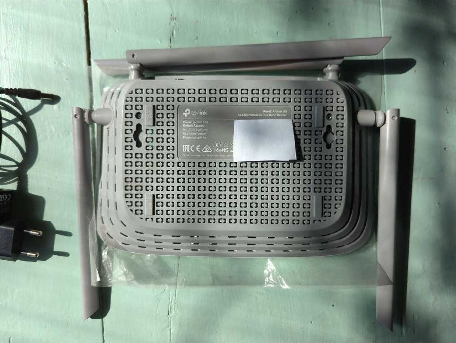TP-LINK Archer A5
AC1200 Wireless Dual Band Router Интернет рутер (5G)