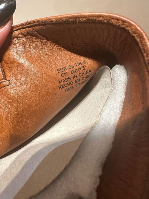 Cizme piele  maro - HM