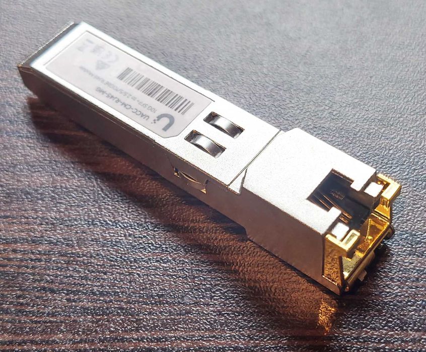 Adaptor UniFi SFP+ to RJ45 10 Gbps UACC-CM-RJ45-MG