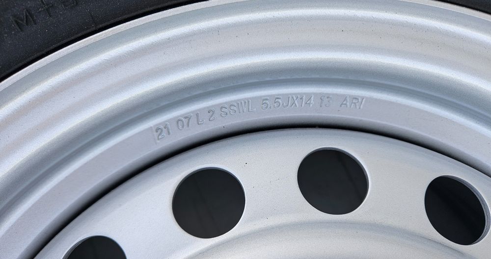 Roata completa remorca 195R14C Anvelopa SECURITY M+S pe Janta 5.5Jx14