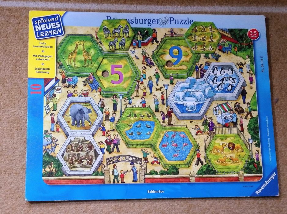 Продавам 3 пъзела - цената е обща, за деца над 3 години