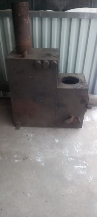 Продам печку сапог с трубой