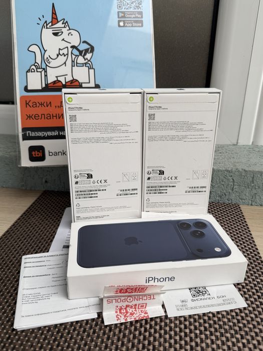 iPhone 17 Pro Max* НОВИ!* BLUE/ SILVER Orange айфон 17 про макс оранжев