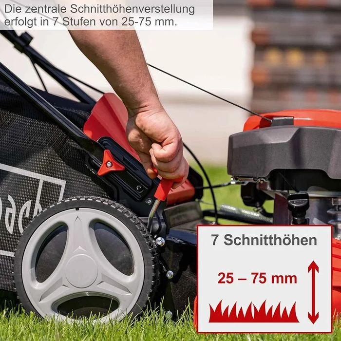Mașină de tuns gazon pe benzină Scheppach MS225-56E start stop