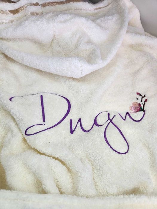 Халат с бродерия по ваш дизайн