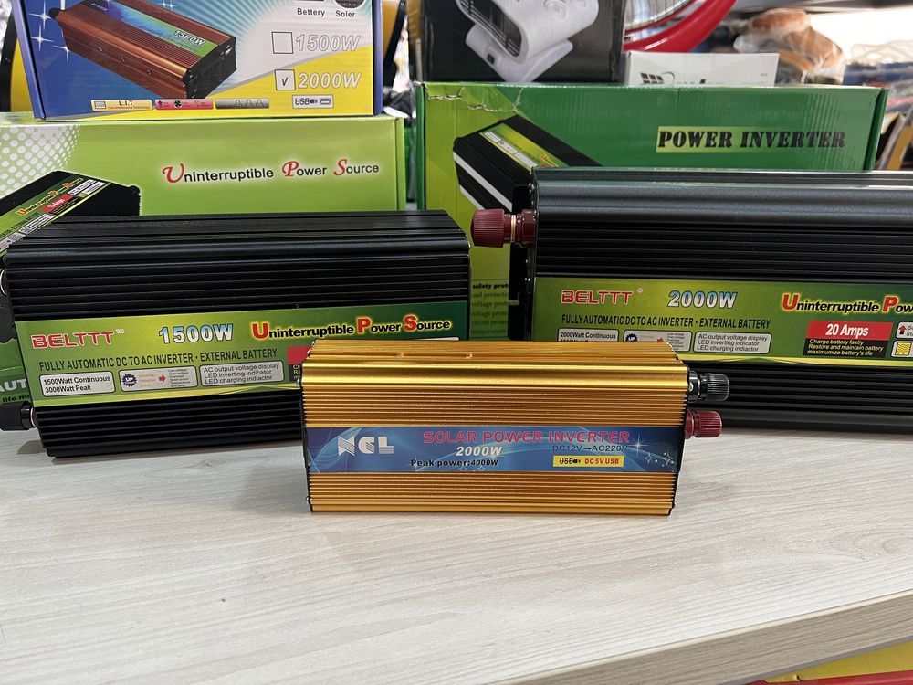 Инвертор 12В 220В, Invertor 12v 220V, преобразователь: 580 000 сум ...