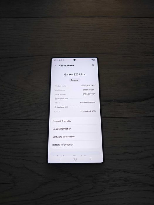 Samsung Galaxy S25 Ultra 512GB 12GB RAM impecabil