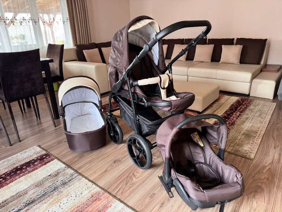 Carucior Krausman 3 in 1 Combo Max Dark Brown