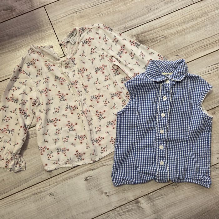 Детски лот от дънки и блузки, размер 110