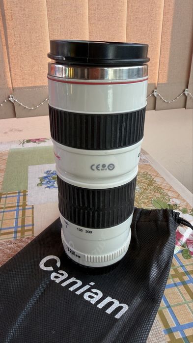 Електрическа термо чаша - Обектив Caniam 70-200mm с подгряване за кола