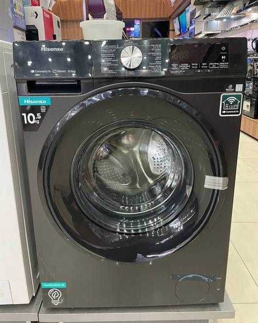 Стиральная машина Hisense 10,5 кг WF3S1043BB Inverter Steam Wi-Fi