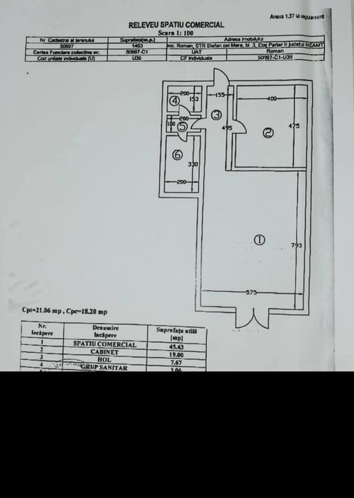SPAȚIU COMERCIAL DE ÎNCHIRIAT – Zona  Pietonala  Ștefan cel Mare, ROMAN