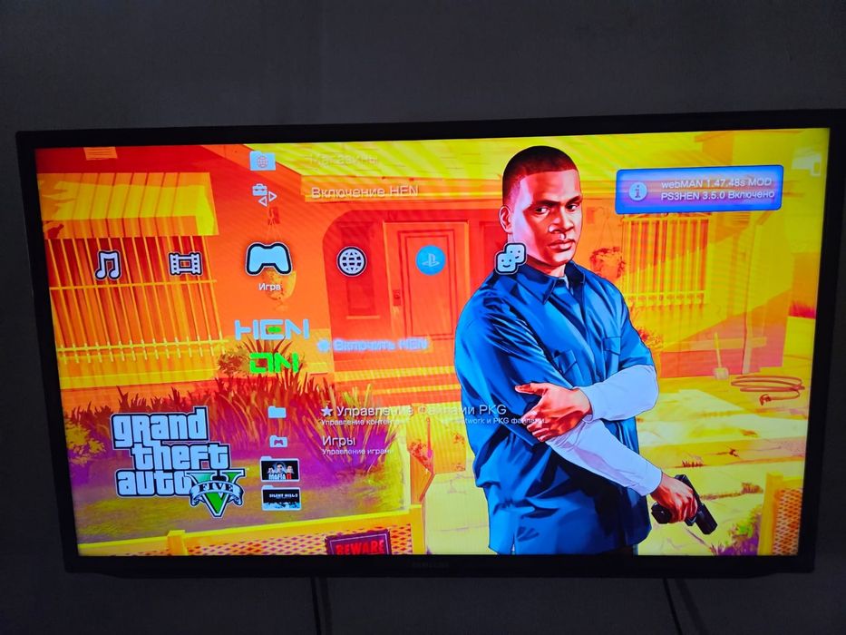 (50 игр) Прошитая Ps3 super slim на 700гб