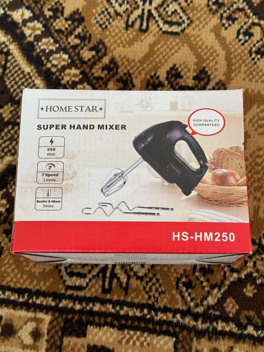 Mixer de mână Home Star 250W, 7 viteze, NOU