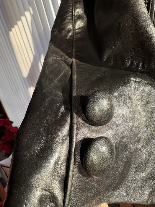 Кожено яке с колан