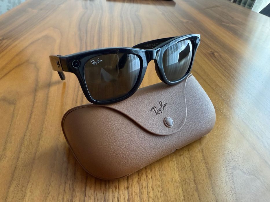 Ray-Ban Meta Wayfarer Gen 1 — Shiny Black, G15 Green, полный комплект