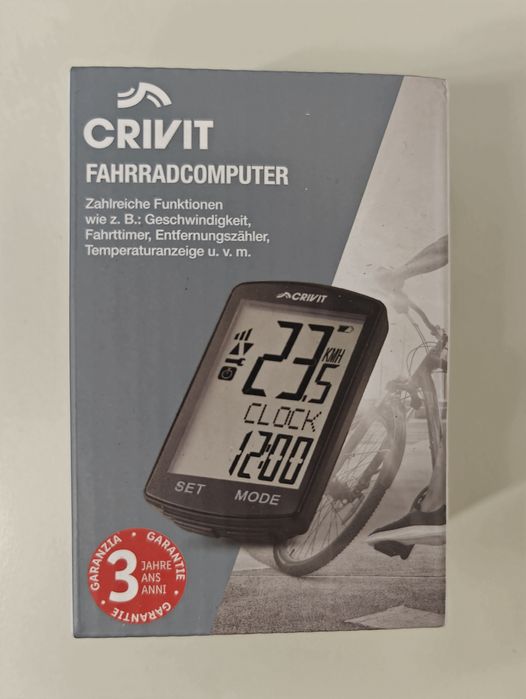 Computer bicicleta CRIVIT impermeabil  kilometraj  măsurare km