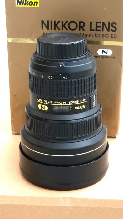 Obiectiv profesional Nikon AF-S NIKKOR 14-24mm f/2.8G ED zoom ultrawide montura F Nikon