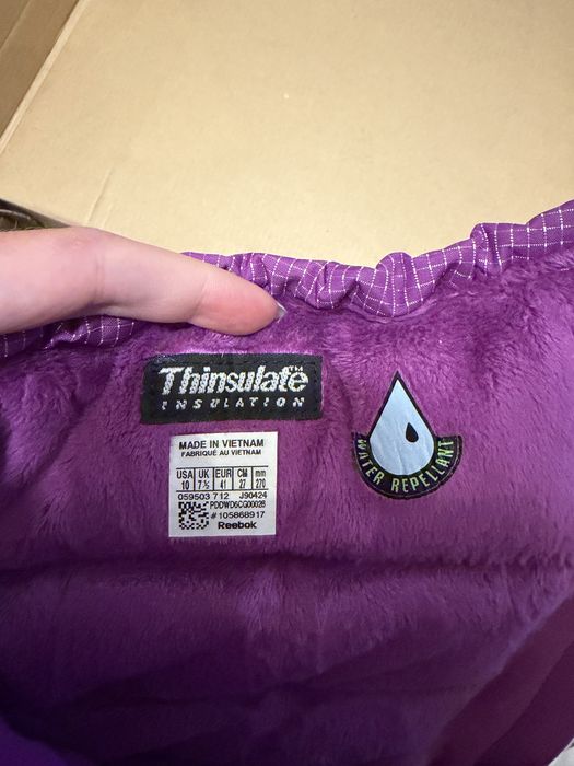 Дамски високи зимни ботуши / Апрески Reebok Thinsulate (Водоустойчиви, № 41)
