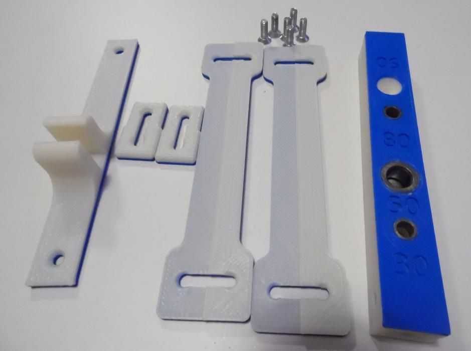 Sablon mobila plastic ericsoane (2x 5mm) si dibluri lemn (1x 8mm)
