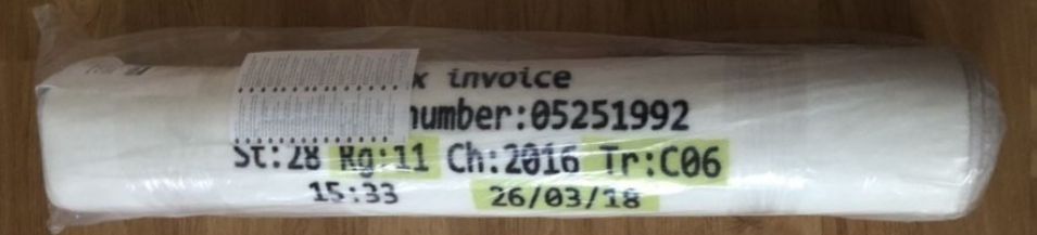 Ikea x Virgil Abloh MARKERAD “RECEIPT” Rug off white covor Bucuresti ...