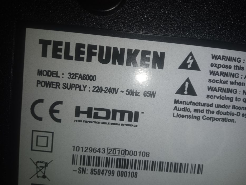 Telefunken 32LV5000,32FA6000